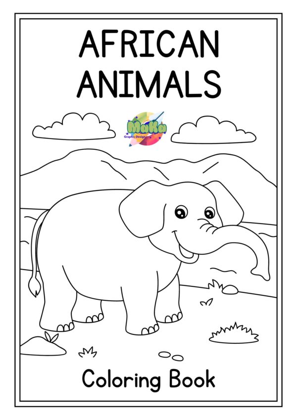 African Animals Coloring Book