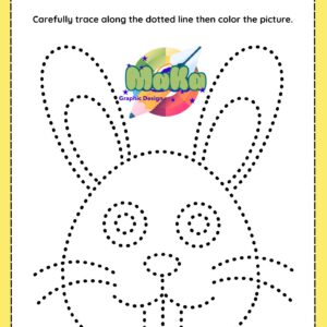 Tracing Skills – Trace the Dotted Line & Color