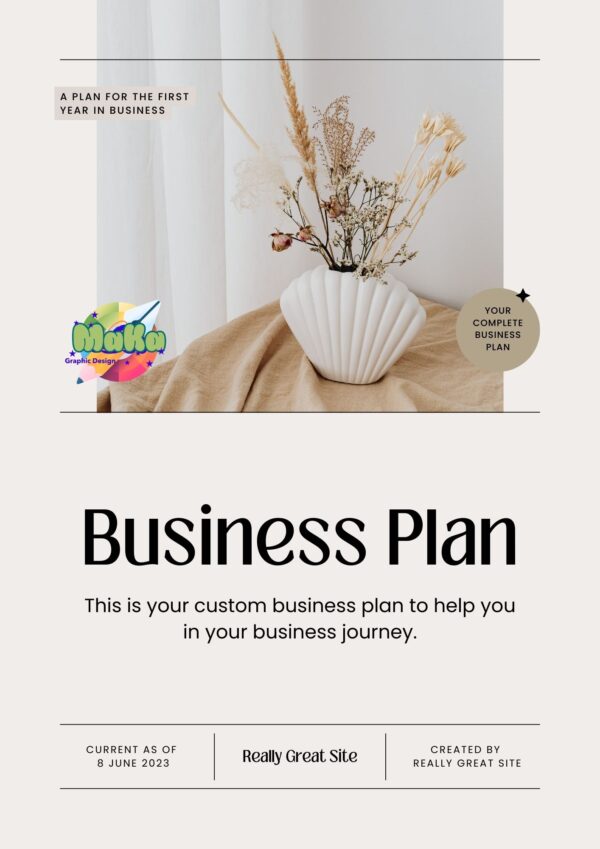 Modern Business Plan Book
