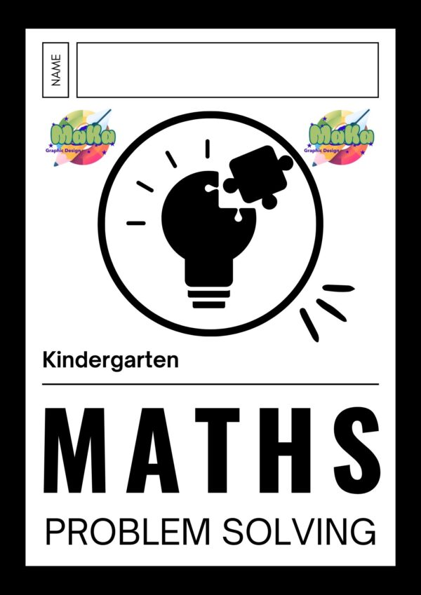 Kindergarten MATHS Problem Solving Book