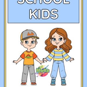 School Kids Affirmations Coloring Book
