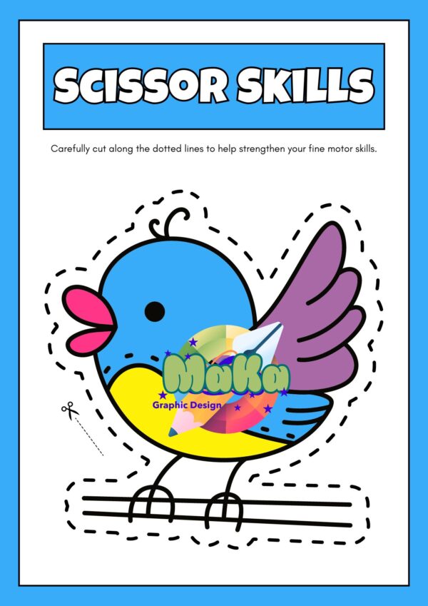 Scissor Skills Workbook: Fine Motor Development