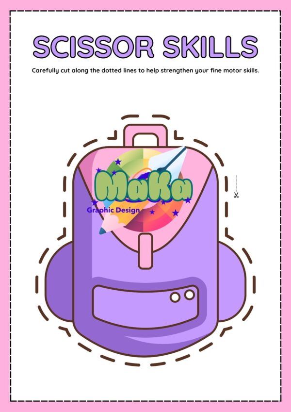 Scissor Skills Workbook: Fine Motor Skills