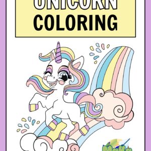 Unicorn Affirmations Coloring Book SEL